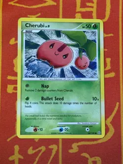 POKEMON TCG CHERUBI 56/100 EXCELLENT NON HOLO COMMON STORMFRONT KOMIYA - Image 1