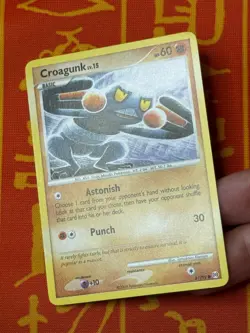 POKEMON TCG CROAGUNK 61/99 EXCELLENT NON HOLO COMMON ARCEUS KOMIYA - Image 3