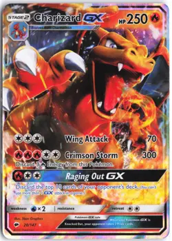 Charizard GX 20/147 Holo GX Rare Burning Shadows Pokemon NM - Image 1