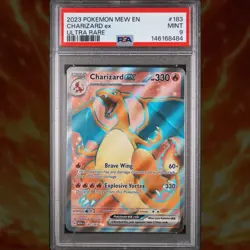 Pokemon TCG Charizard ex 183/165 Scarlet & Violet 151 Holo Ultra Rare PSA 9 - Image 4