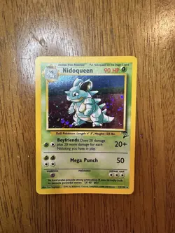 Pokemon TCG Nidoqueen Base Set 2 Holo WoTC 1999-2000 12/130 - Image 1