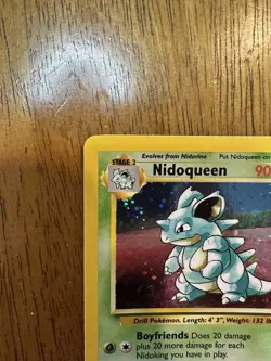 Pokemon TCG Nidoqueen Base Set 2 Holo WoTC 1999-2000 12/130 - Image 2
