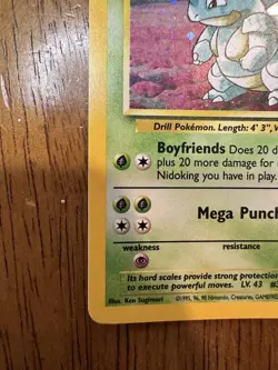 Pokemon TCG Nidoqueen Base Set 2 Holo WoTC 1999-2000 12/130 - Image 5