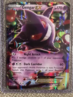 Pokemon TCG Gengar EX 34/119 XY Phantom Forces Ultra Rare Holo English 170HP - Image 1