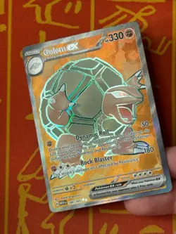 POKEMON TCG GOLEM EX 189/165 FULL ART HOLO NM 151 ENGLISH - Image 3