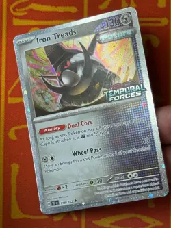 POKEMON TCG IRON TREADS 118/162 HOLO STAMPED PROMO TEMPORAL FORCES - Image 3