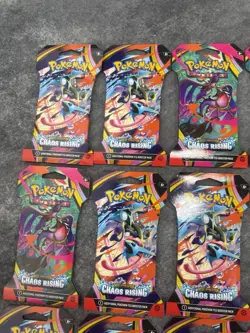Pokemon TCG Chaos Rising Sleeved Packs. Factory Sealed Lot Of 20 Packs - Image 5
