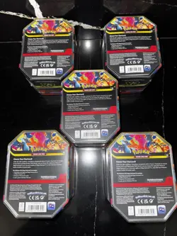 Pokemon, Lot of 5, Charizard Tins - Image 2