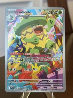 Ludicolo 095/094 Illustration Rare Phantasmal Flames Pokemon Near Mint - Image 1