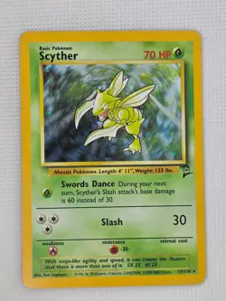 Scyther Holo Holo Rare Base Set 2 017/130 - HP - Pokemon TCG - Image 1