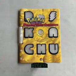Pikachu World Collection 2000 Folder HP dMG Heavily Played/DMG Pokemon TCG - Image 1