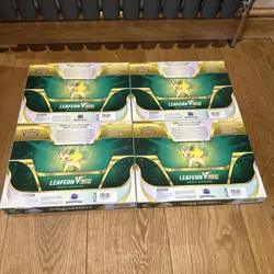 Pokemon TCG Leafeon VSTAR Special Collection Box - Sealed x 4 - Image 2