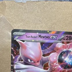 Pokemon TCG Team Rocket's Mewtwo ex Sv10 081/182 Double Rare Holo Basic 280 HP - Image 2