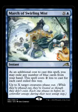 March of Swirling Mist 61 R Kamigawa: Neon Dynasty - Image 1