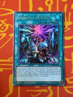 YUGIOH STRENGTH IN UNITY ULTRA RARE 1ST EDITION NM MP20-EN247 - Image 1