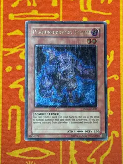 YUGIOH PLAGUESPREADER ZOMBIE ULTIMATE RARE HEAVY PLAY CSOC-EN031 - Image 1