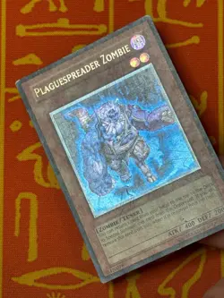 YUGIOH PLAGUESPREADER ZOMBIE ULTIMATE RARE HEAVY PLAY CSOC-EN031 - Image 3
