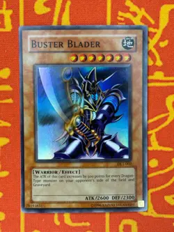 YUGIOH BUSTER BLADER SUPER RARE NEAR MINT DL1-002 - Image 1