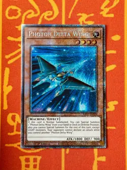 YUGIOH PHOTON DELTA WING STARLIGHT RARE NM RA05-EN026 - Image 1