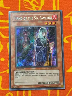 YUGIOH HAND OF THE SIX SAMURAI 1ST EDITION EXCELLENT TDGS-EN085 - Image 1