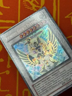 YUGIOH AVENGING KNIGHT PARSHATH SECRET RARE EXCELLENT TDGS-EN000 - Image 3