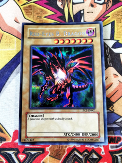 Red-Eyes B. Dragon pcj-en001 (MINT) Prismatic-Secret Rare Yu-Gi-Oh! - Image 1