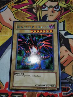 Red-Eyes B. Dragon pcj-en001 (MINT) Prismatic-Secret Rare Yu-Gi-Oh! - Image 3