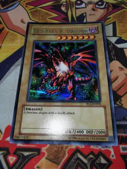 Red-Eyes B. Dragon pcj-en001 (MINT) Prismatic-Secret Rare Yu-Gi-Oh! - Image 4