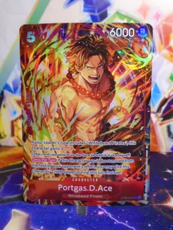 Portgas.D.Ace ST18-005 - One Piece - NM - Fast Free Shipping! - Image 1