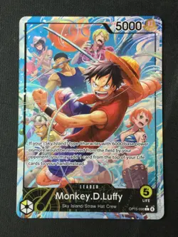 One Piece TCG Adventure on Kami's Island #OP15-098 Monkey.D.Luffy (Alt Art) - Image 1