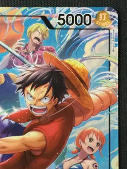 One Piece TCG Adventure on Kami's Island #OP15-098 Monkey.D.Luffy (Alt Art) - Image 4