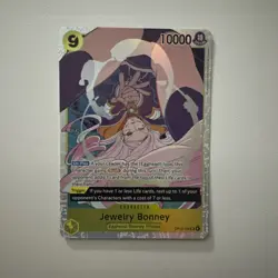 Jewelry Bonney Carrying on His Will One Piece CCG Super Rare Foil - Image 1