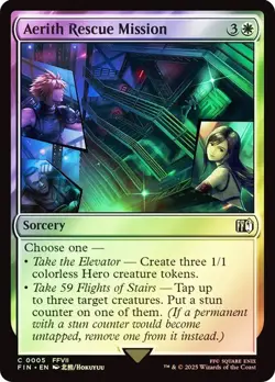 Aerith Rescue Mission (0005) - Final Fantasy - Common (Foil) - Image 1