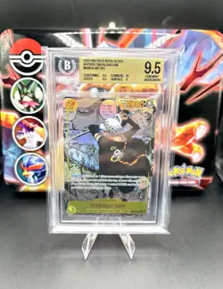 2025 ONE PIECE ROYAL BLOOD MANGA ART SEC ##OP10119 TRAFALGAR LAW BGS 9.5 - Image 1