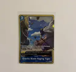 Gravity Blade Raging Tiger [Alternate Art] OP06-058 One Piece Premium Booster 2 - Image 1