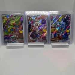 Series 2 First Partner Illustration Galar Grookey 052, Scorbunny 053, Sobble 054 - Image 1