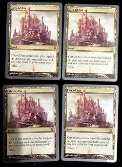 City of Ass, Rare Land, Unhinged, MTG Magic the Gathering NM - Image 1