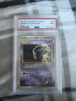 Sabrina's Alakazam No. 065 Gym Challenge Holo Rare Japanese Pokemon Psa 9 - Image 1
