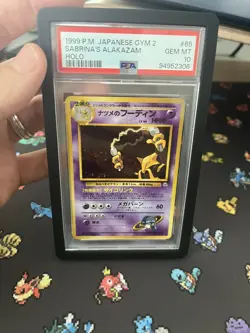 Pokemon Alakazam Holo Rare Card Sabrina's Gym Challenge No. 065 Japanese PSA 10 - Image 5