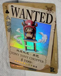 One Piece Tony Tony Chopper WANTED R Card # OP-5M02-078 - Image 2
