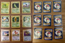 Pokemon TCG Vintage 1999 Mixed Lot 131 Cards 1st Edition Base Set Jungle Fossil - Image 1