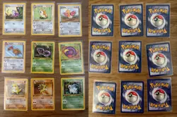 Pokemon TCG Vintage 1999 Mixed Lot 131 Cards 1st Edition Base Set Jungle Fossil - Image 2