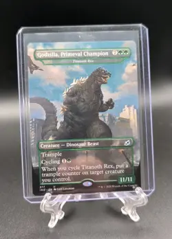 Godzilla, Primeval Champion Titanoth Rex, English MTG Ikoria: Lair Of Behemoth - Image 1