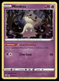Mimikyu 081/189 - Holo Miscellaneous Cards & Products - Holo Promo NM - Image 1