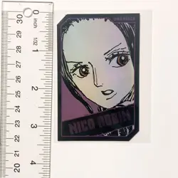 S1600 Japanese Jump Festa 2025 Pre-Sale One Piece Nico Robin Holo Card - Image 4