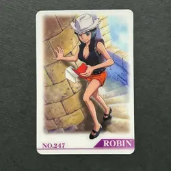S3113 Nico Robin No.247 Japanese One Piece Gumica Card 2004 Very Rare N14 - Image 1