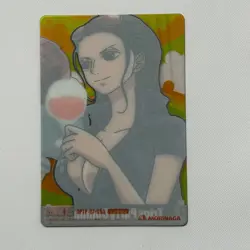 S7272 Nico Robin Trios Party Japanese One Piece x Morinaga Clear Card J11 - Image 2