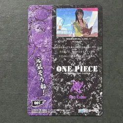 S4199 Very Rare Nico Robin Memorial Log Japanese One Piece Bandai Card 2011 D28 - Image 2