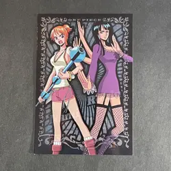 R454 Very Rare Nami & Nico Robin HOLO Japanese One Piece x Ensky Card 4.5" - Image 1