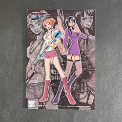 R454 Very Rare Nami & Nico Robin HOLO Japanese One Piece x Ensky Card 4.5" - Image 2